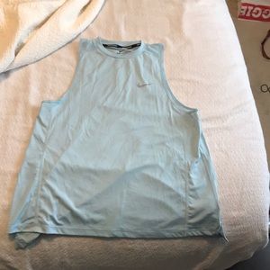 NIKE Dri-Fit light baby blue tank top- Size Large